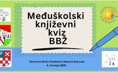 Međuškolski književni kviz BBŽ učenika 5. razreda